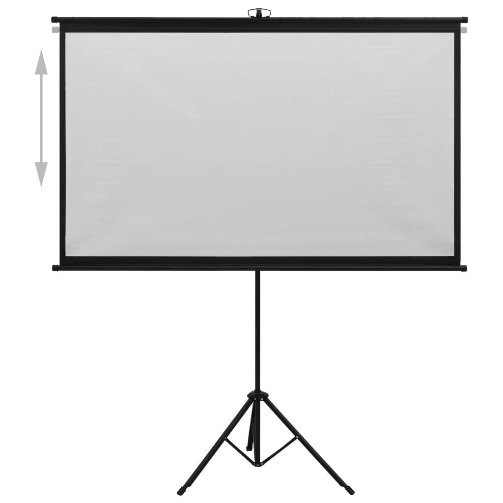 vidaXL Projection Screen with Tripod 60" 16:9 Home Theater Screen Presentation