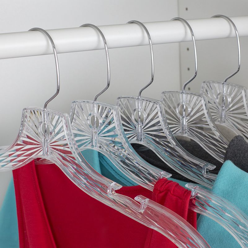 StorageWorks (Set of 2) 3-Shelf Hanging Closet Organizers Gray