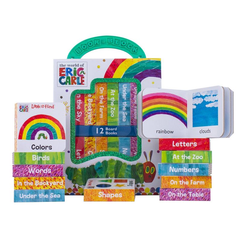 World of Eric Carle My First Library 12 Board Book Block Set - by Phoenix (Board Book)