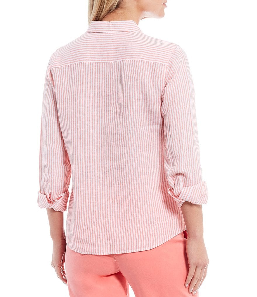 Tommy Bahama Yacht Me Knot Long Sleeve Linen Blend Shirt