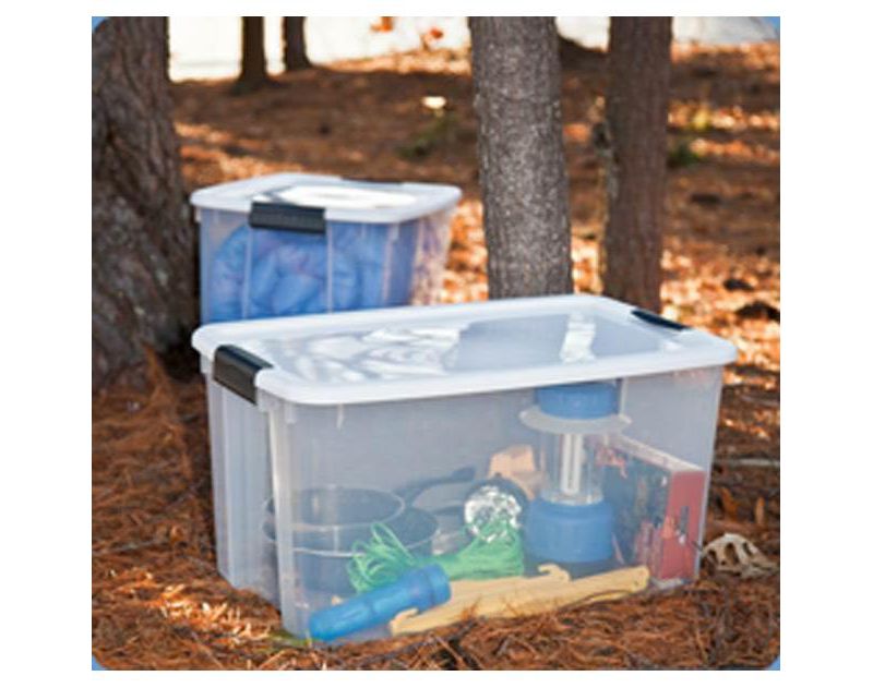 Resin Wicker Deck Box 73 Gallon - Brown - Suncast