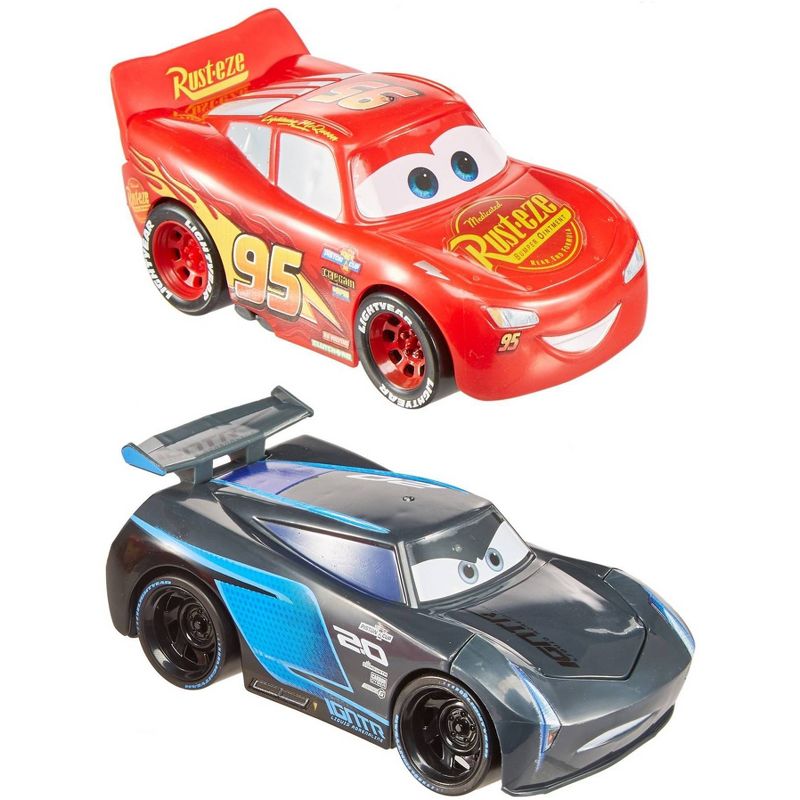 Disney Pixar Cars Turbo Racers 2pk - Lightning McQueen & Jackson Storm