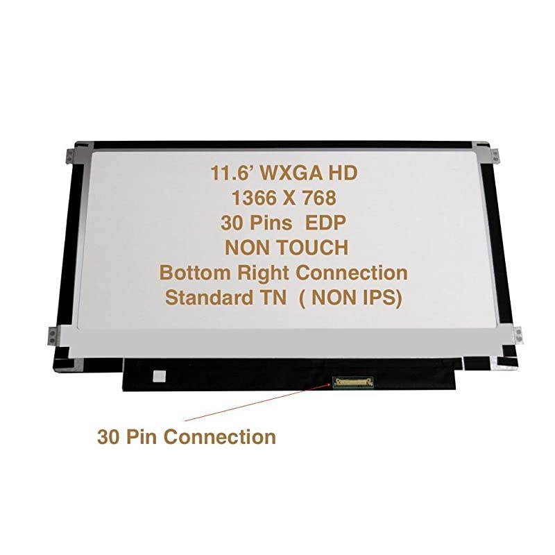 Chromebook 11 Cb3-131 Replacement LAPTOP LCD Screen 11.6" WXGA HD LED DIODE (Substitute Replacement LCD Screen Only. Not a Laptop ) (B116XAN04.0 NON TOUCH)