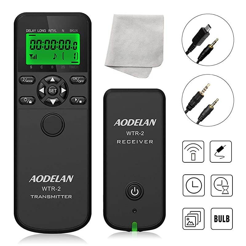 Camera Wireless Timer Remote Shutter Release  Intervalometer HDR Remote Control for Olympus EM1 EM5 Mark II Pen PenF for Panasonic GH4 GH5 FZ1000 FZ300 FZ2500