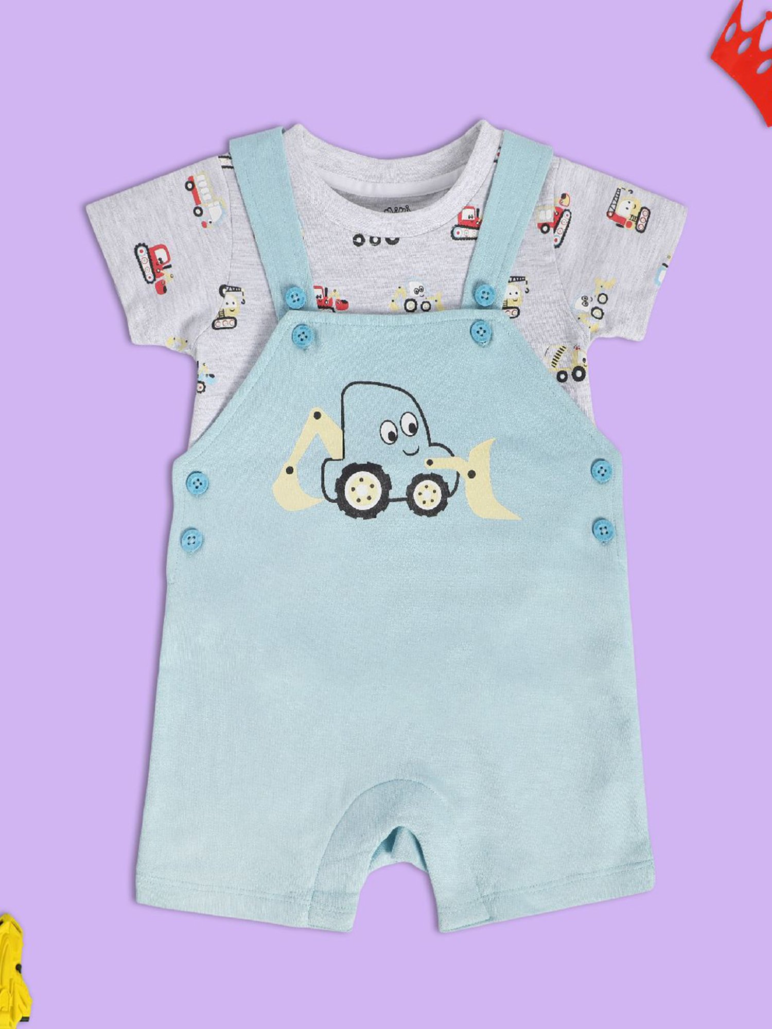 Mothercare Kids Multicolor Checks Shirt with T-Shirt