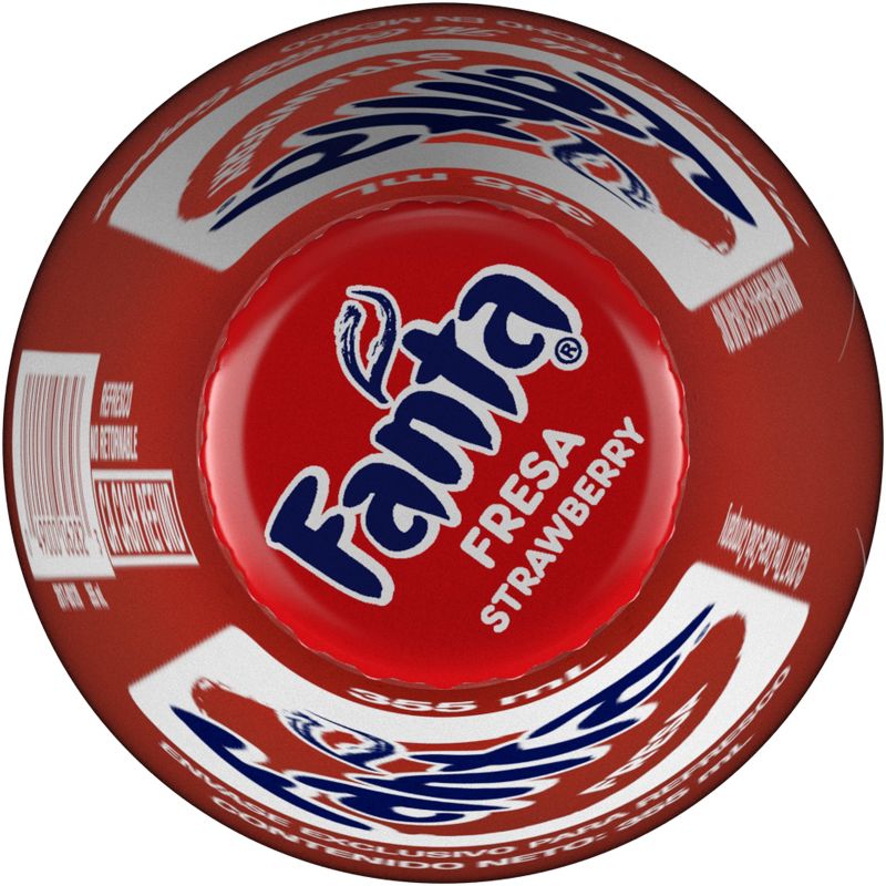 Fanta Strawberry de Mexico Soda - 12 fl oz Glass Bottle