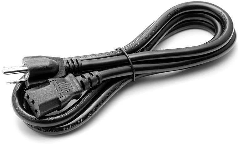 Monoprice Power Cord - 6 Feet - Black | CEE 7/7 SCHUKO (Europe) to IEC 60320 C13, 18AWG, 5A/1250W, 250V, 3-Prong