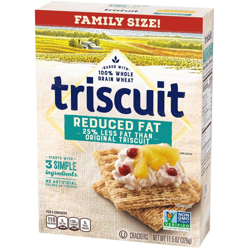 Triscuit Reduced Fat Crackers - Family Size - 11.5oz