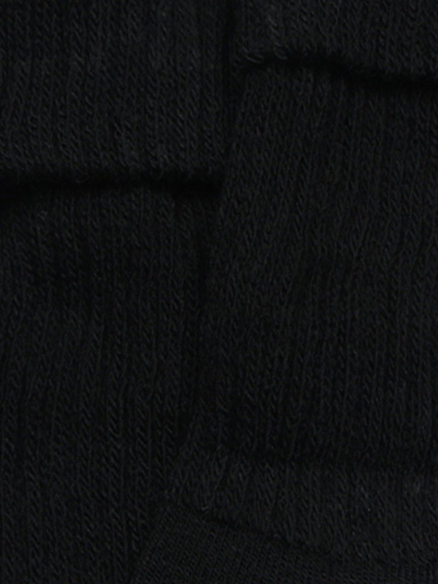 Bonjour Black Plain Socks