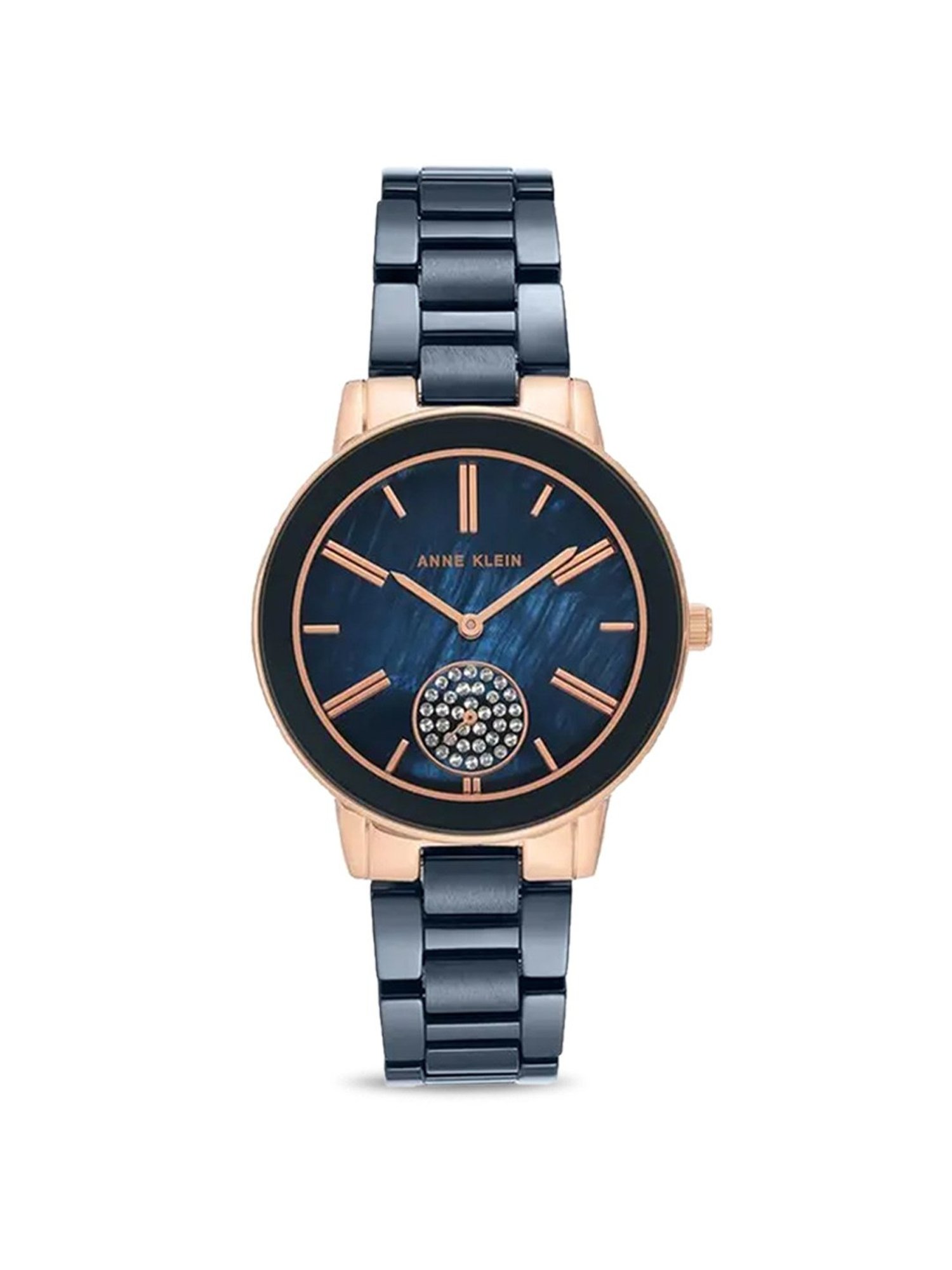 Anne Klein NDAK3502NVRG Analog Watch for Women