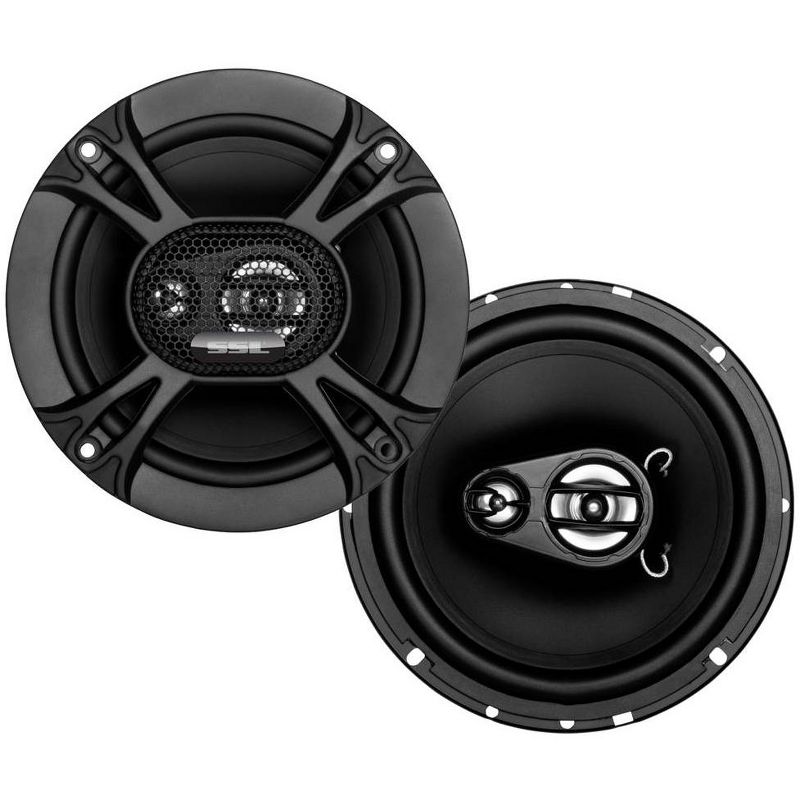 2) Soundstorm SSL EX365 6.5" 150W 3-Way+EX369 6x9" 300W Car Coaxial Speakers