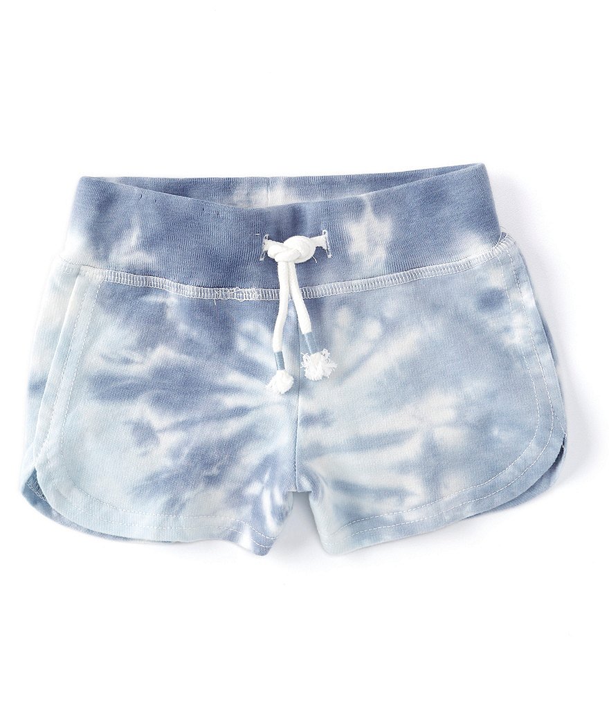 Hippie Girl Little Girls 4-6X Tie-Dye French Terry Dolphin Shorts