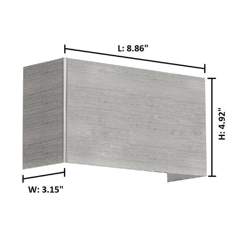 Nikita Wall Light 9" Matte Nickel - Eglo