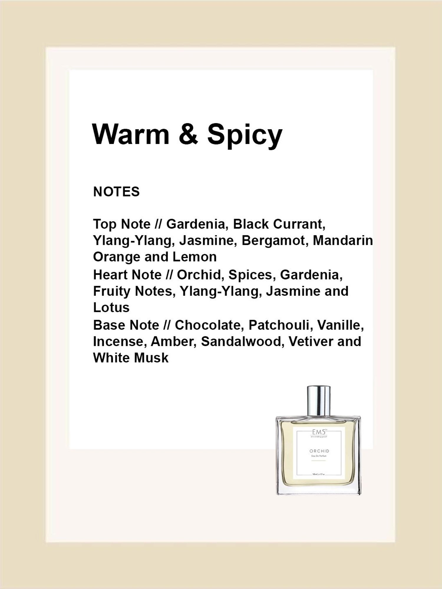 EM5 Orchid Eau de Parfum for Women - 50 ml