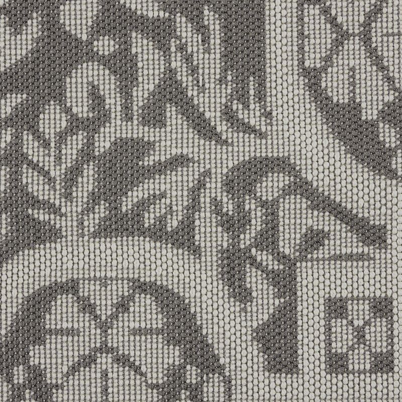 5'3"x7'3" Rectangle Indoor and Outdoor Geometric Area Rug Gray - Nourison