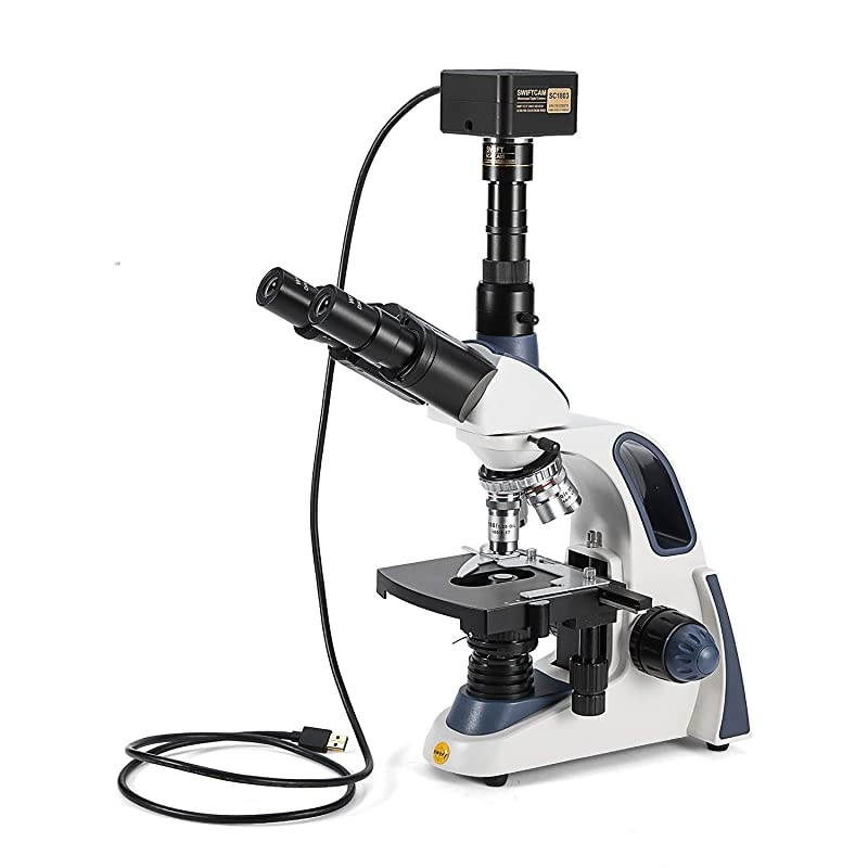 cam 18 Megapixel Camera for Microscopes, with Reduction Lens, Calibration Kit, Eyetube Adapters, and USB 3.0 Cable, Compatible with Windows/Mac/Linux