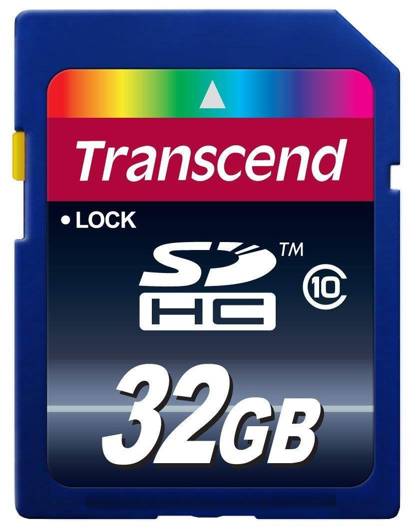 10 Pack Transcend TS32GSDHC10 10 x 32GB SDHC Class 10 Flash Memory Card