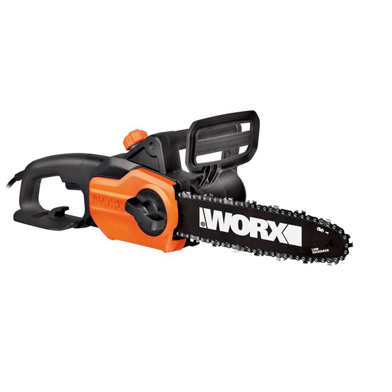Worx WG309 10" - 8 Amp 2-in-1 Chainsaw & Pole Saw with 10' Reach, Tool-Free Chain-Tensioning