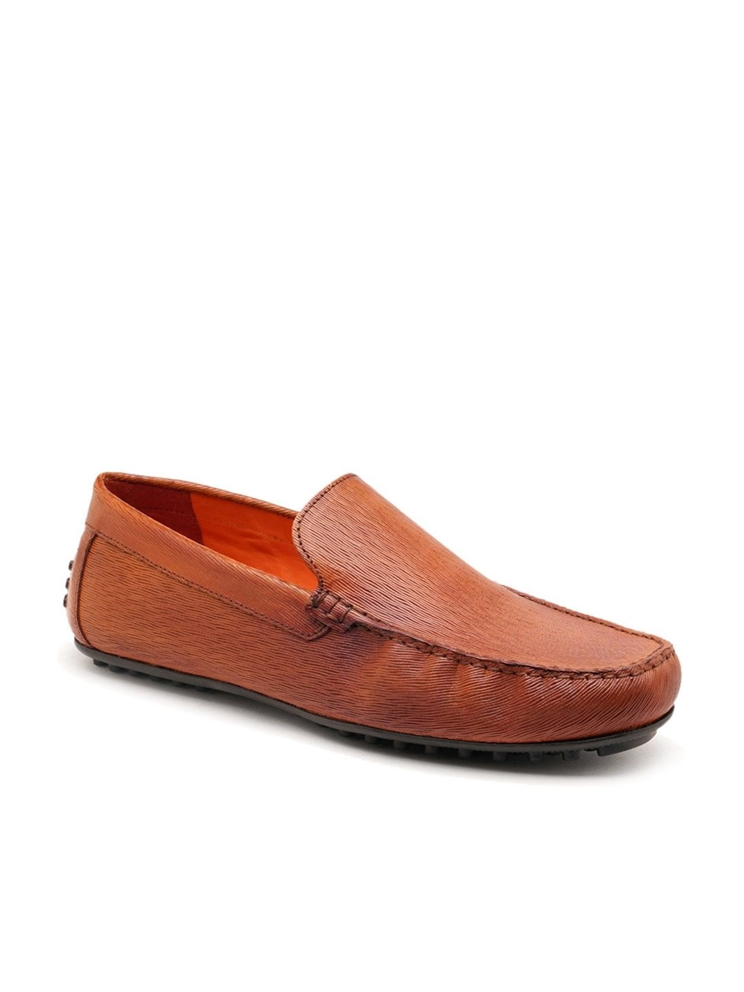 Ruosh Men's Tan Casual Loafers