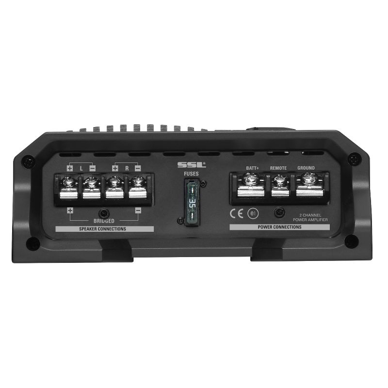 Soundstorm Laboratories 1200 Watt 2 Channel Full Range Car Audio Subwoofer Amplifier, Class A/B, 2/4 Ohm Stable, Mosfet Power