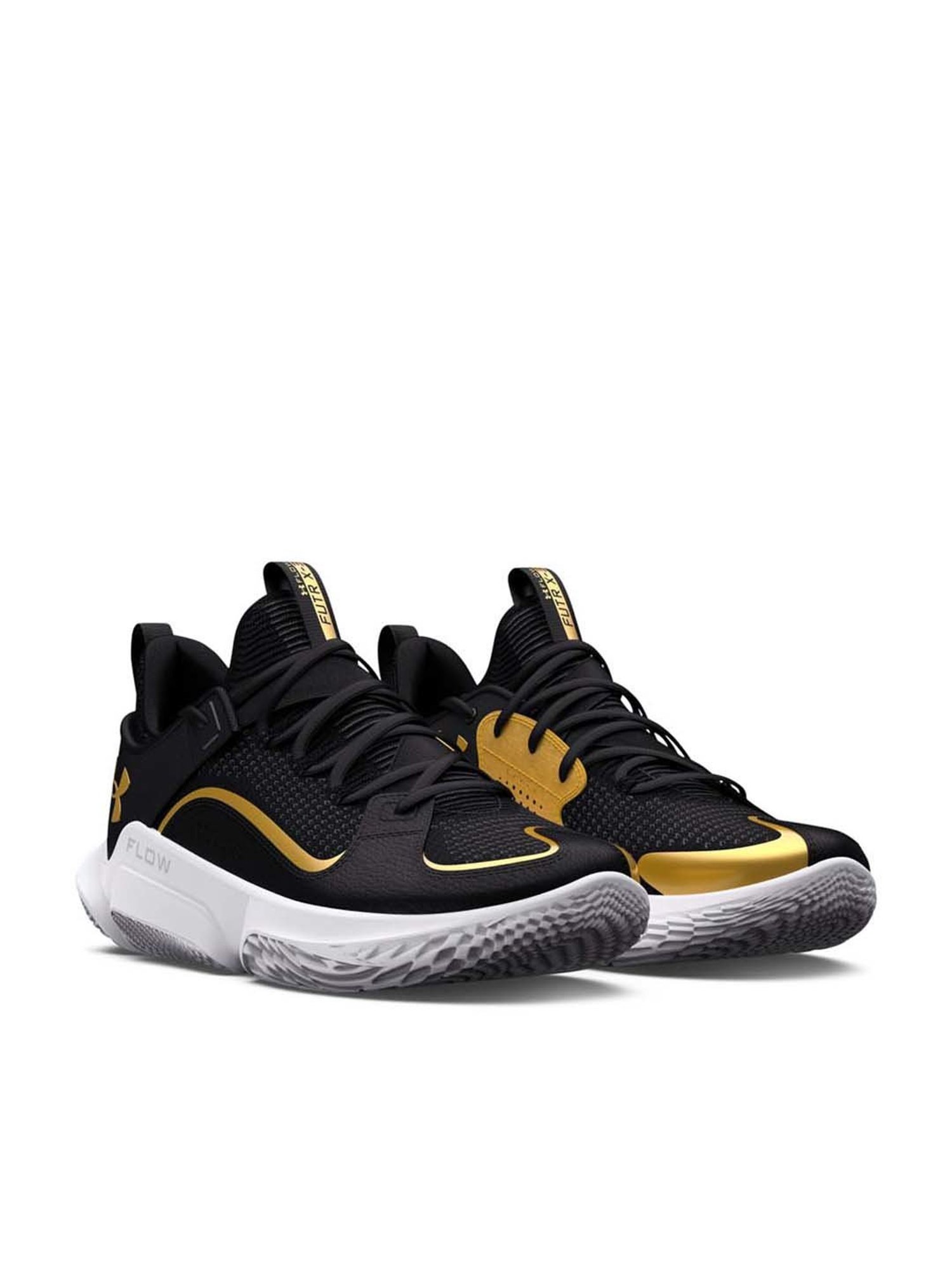 Under Armour Men's FLOFUTR X 3 Black Basketball Shoes