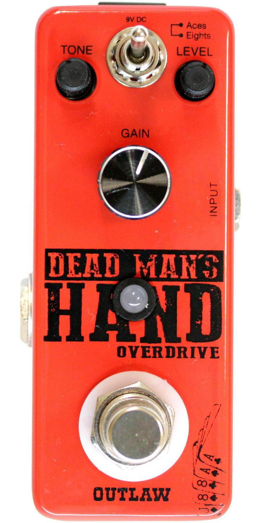 Outlaw Effects Dead Man's Hand Guitar Overdrive Pedal