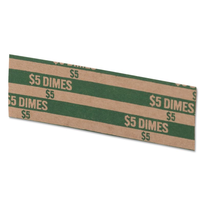 Coin-Tainer Flat Coin Wrappers Dimes $5 1000 Wrappers/Box 30010