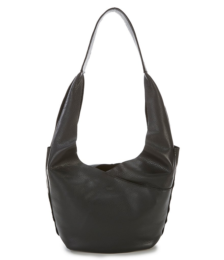 Hammitt Tom Snap Studded Leather Hobo Bag