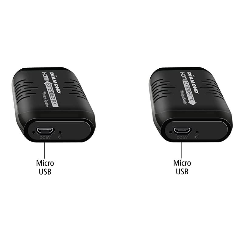 Wireless HDMI USB Powered Extender Kit TV Transmitter amp Receiver for HD 1080p Stream Video and Audio from Laptops PC Cable Box Satellite Box Bluray DVD PS4 Xbox VS50