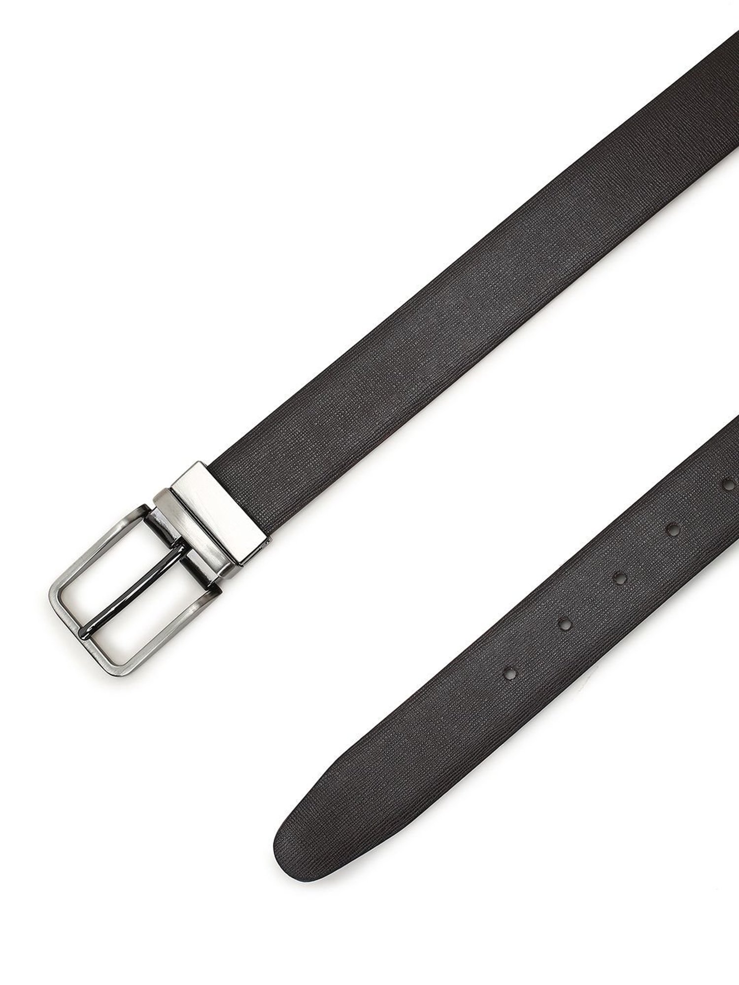 Crusset Black Formal Belt for Men