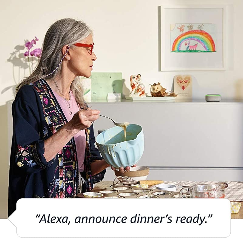 Dot 3rd Gen Smart speaker with Alexa Plum