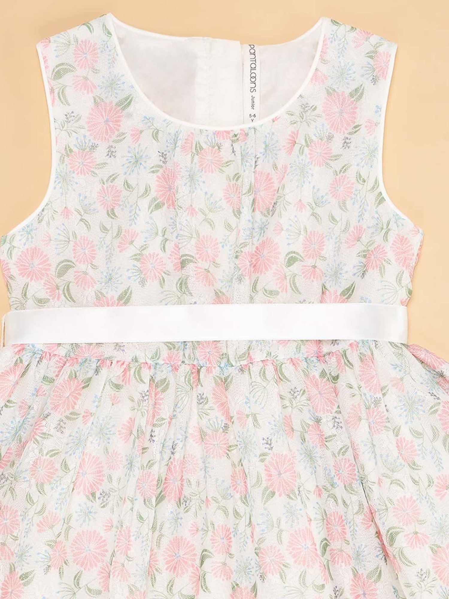 Budding Bees Kids Multicolor Floral Print Dress