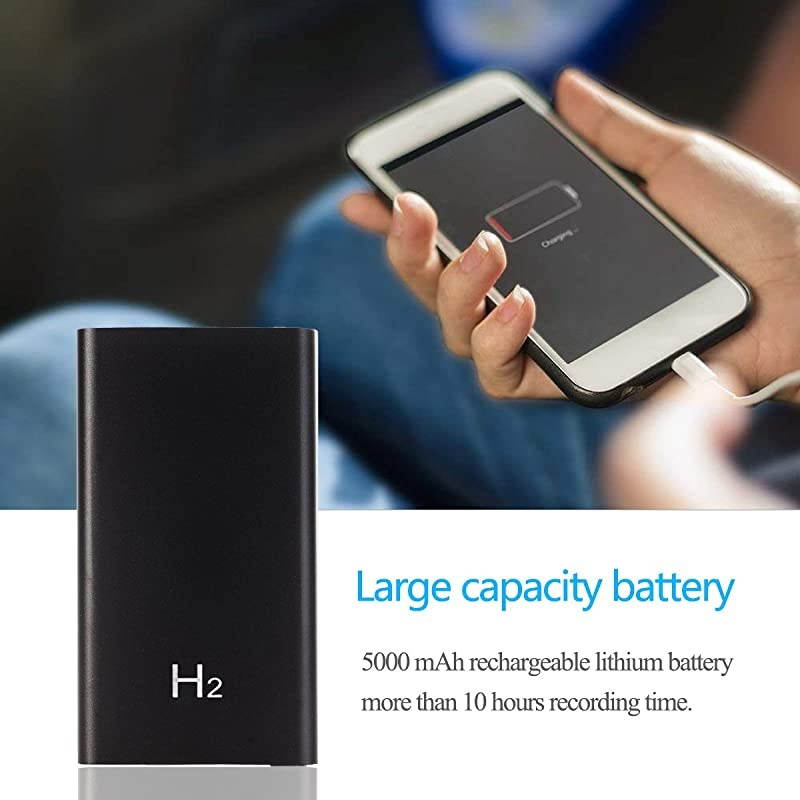 HD 1080P 5000mAh Portable Hidden Power Bank Camera Nanny Cam 10 Hours Continuous Video Recording Perfect Mini Security Spy Camera for Home and Office and Outdoor No WiFi Function