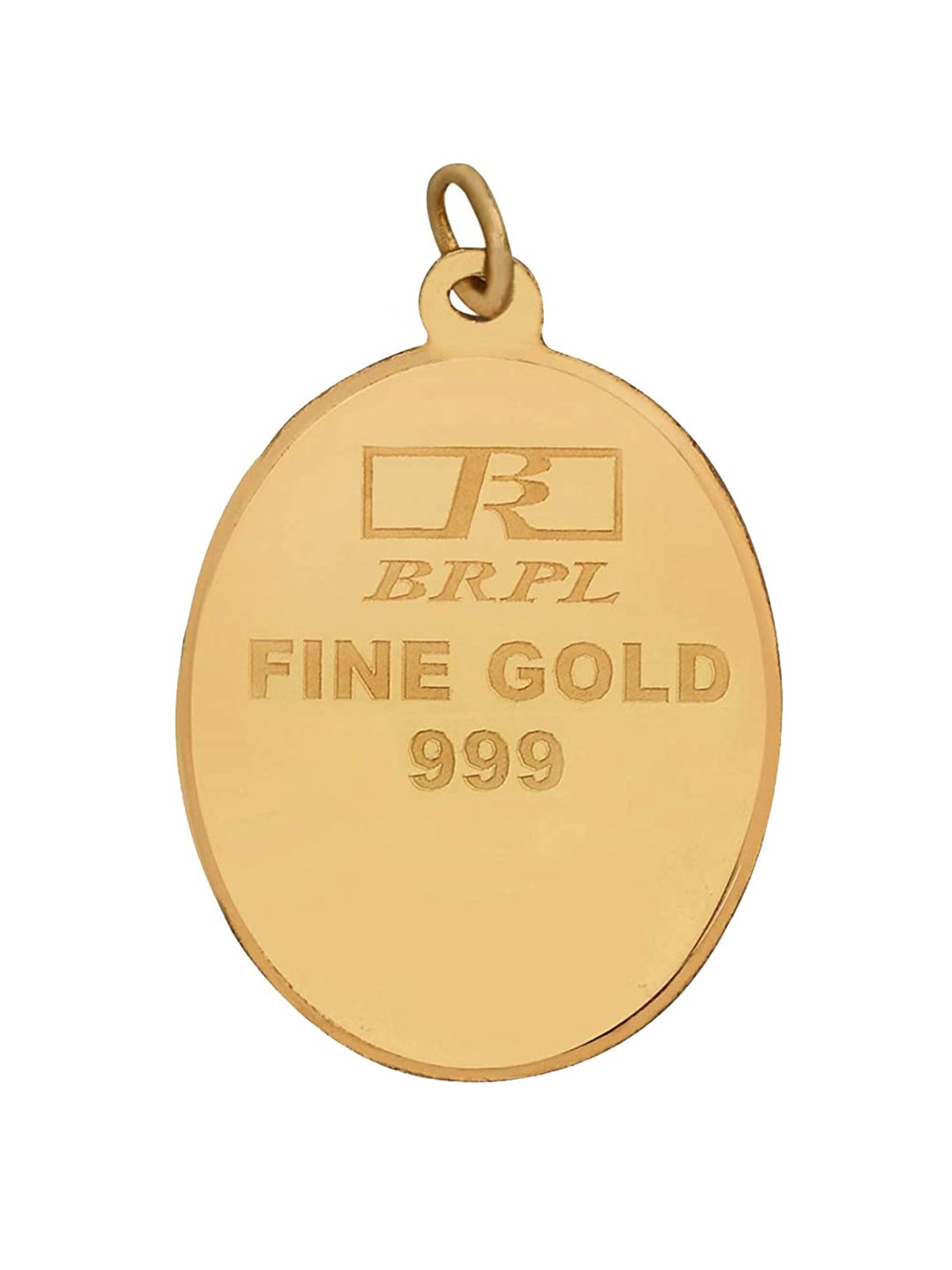 Bangalore Refinery Lakshmi 24k (999) 6.2gm Gold Coin cum Pendant