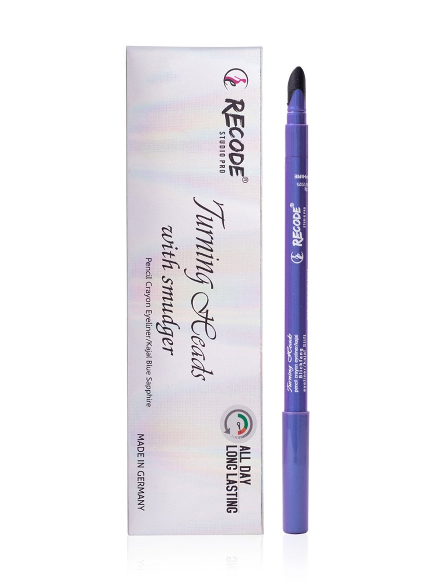 Recode Turning Heads Crayon Eyeliner/Kajal 08 Blue Sapphire - 1.2 gm