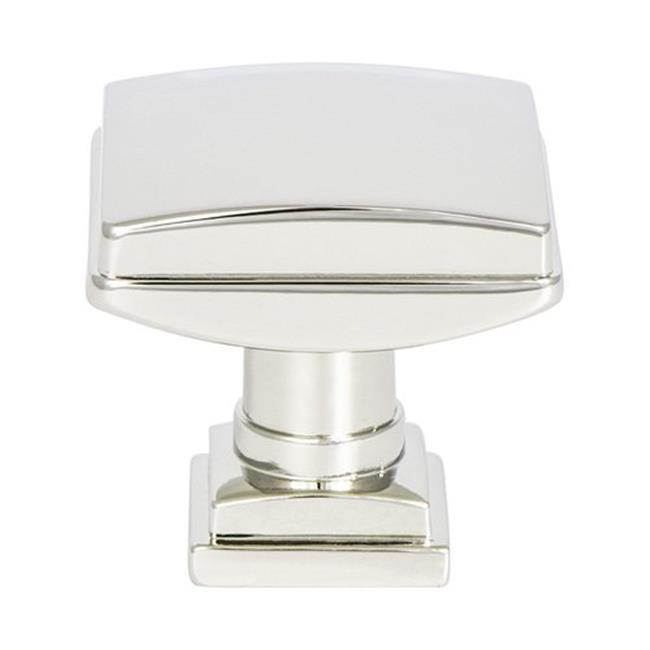 Berenson BE1274 1014 1.25 in. Tailored Traditional Knob, Polished Nickel