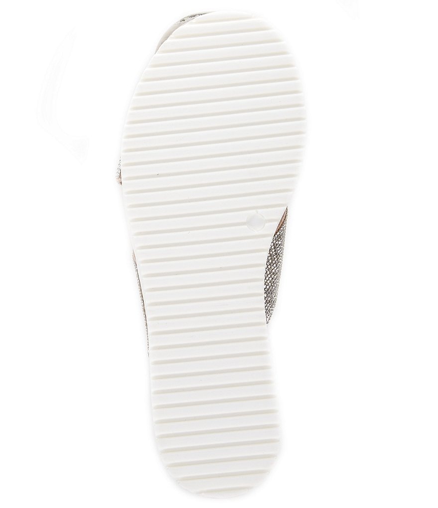 Carvela Kryptonite Jewel Encrusted Suede Platform Slides