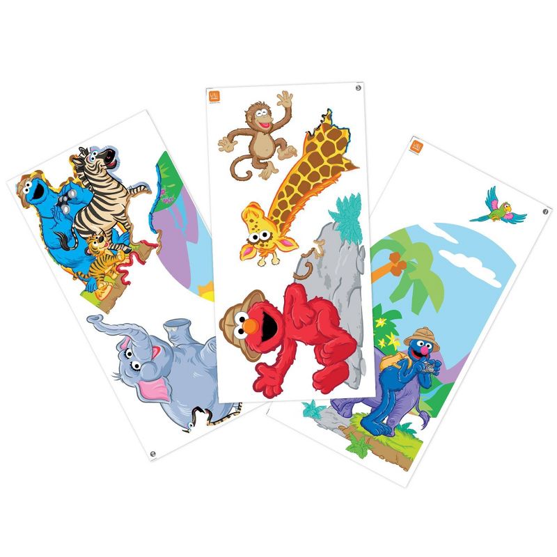 Smart Tiles Sesame Street Elmo Goes to the Zoo Wall Decal