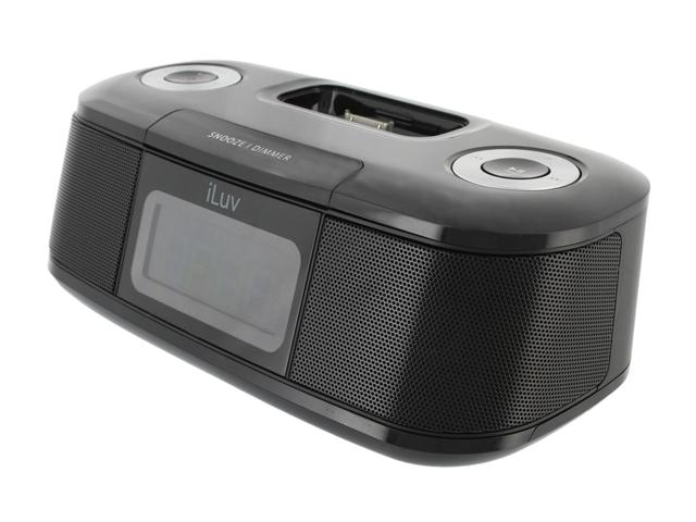 iLuv Vibro Desktop Alarm Clock with Bed Shaker for iPod                                                        iMM153BLK