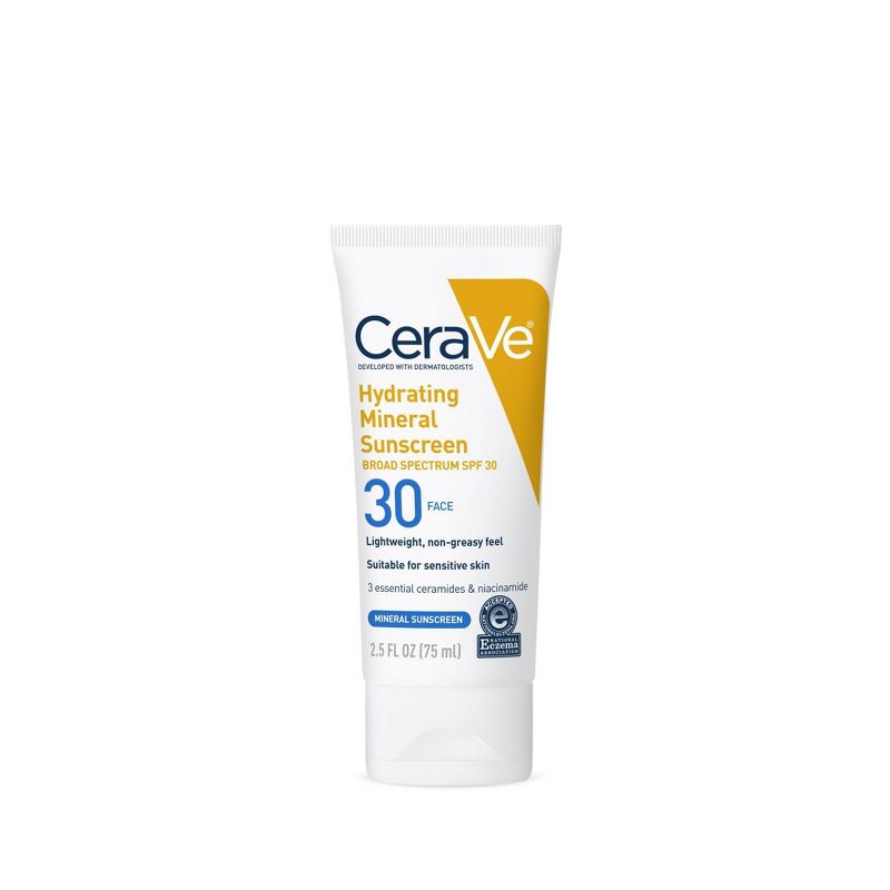 CeraVe Mineral Sunscreen Lotion for Face - SPF 30- 2.5oz