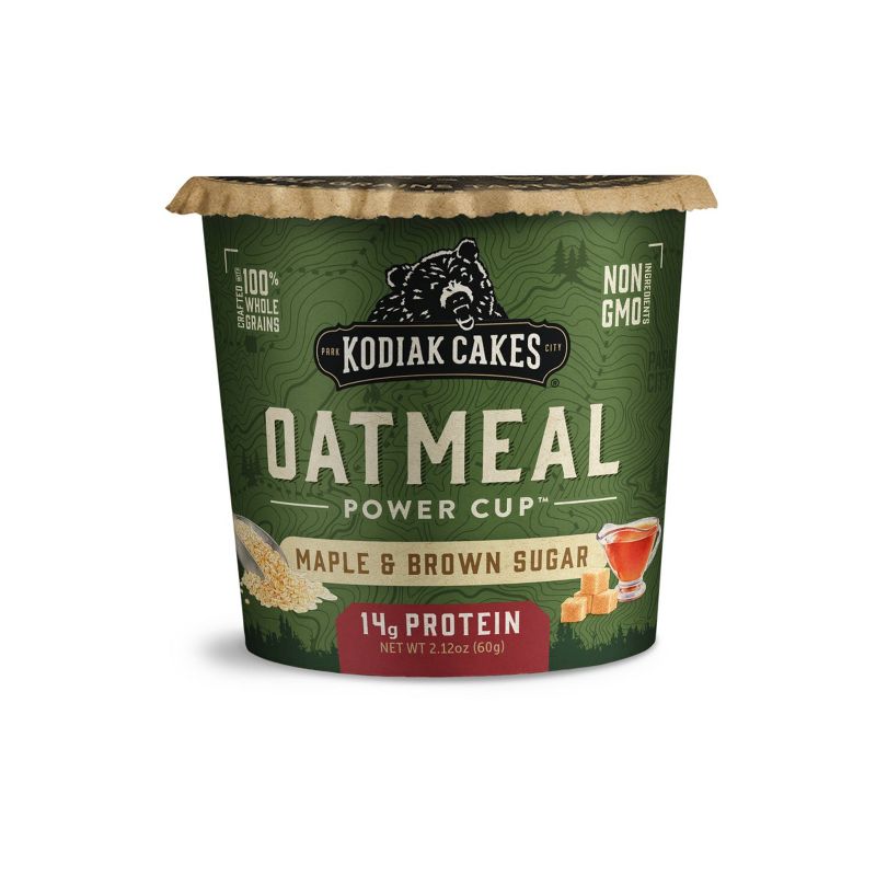 Kodiak Cakes Maple Brown Sugar Oatmeal in a Cup - 2.25oz