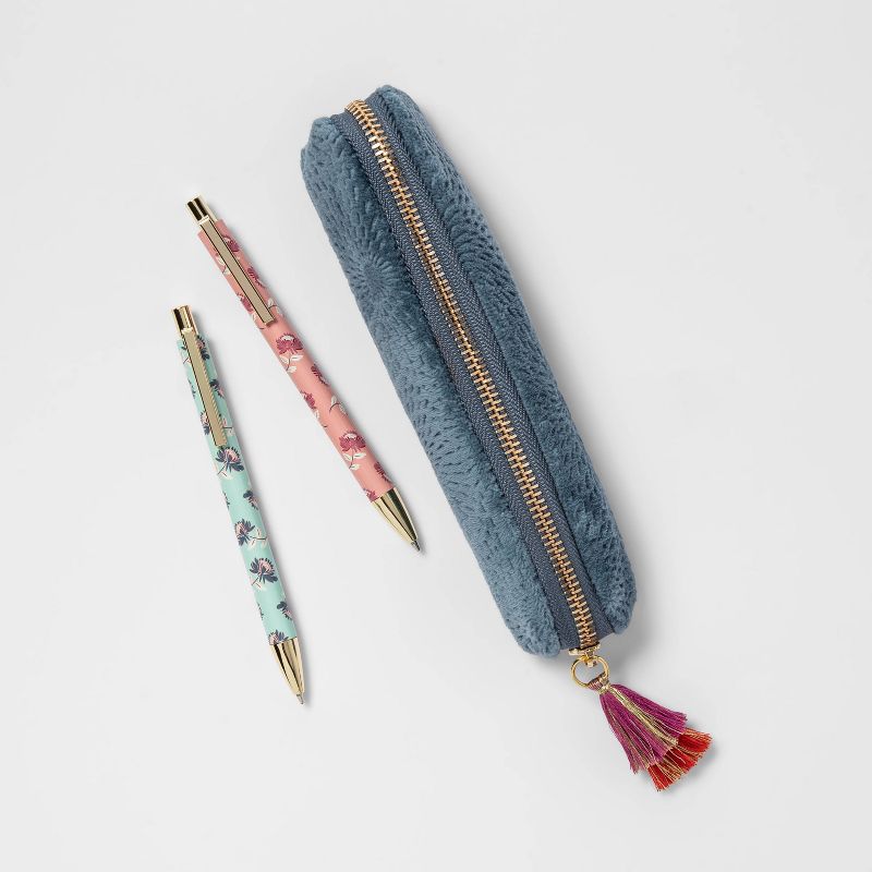 Slim Pencil Pouch & Pen Set - Opalhouse™