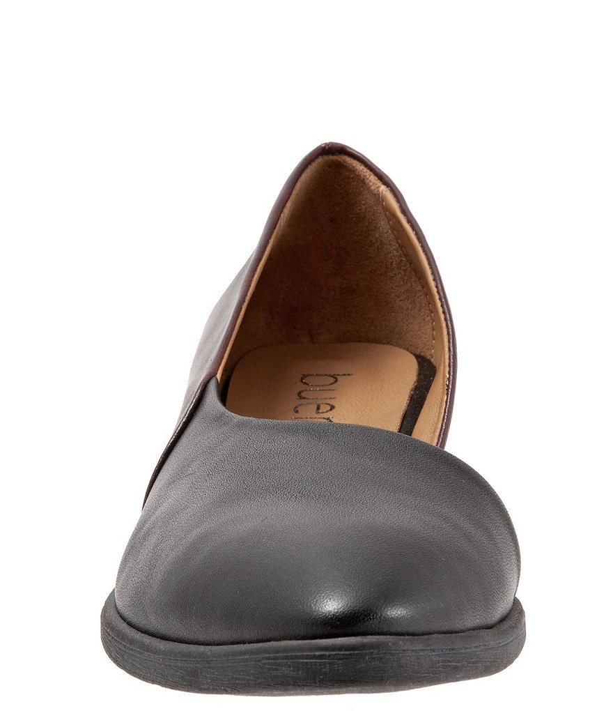 Bueno Opal Half d'Orsay Colorblock Leather Slip Ons