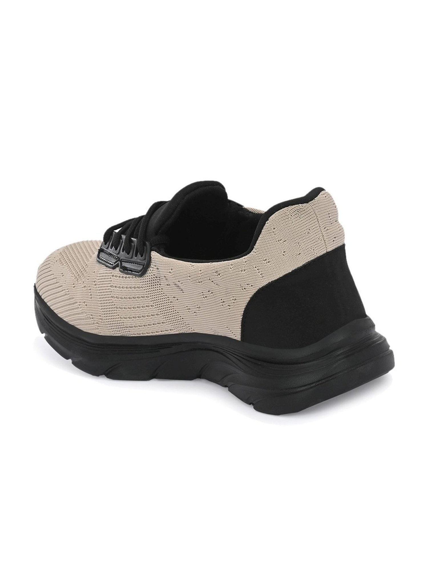 El Paso Men's Beige Running Shoes