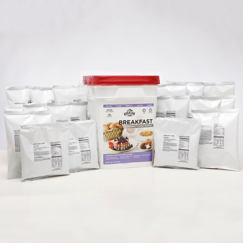 Augason Farms Breakfast Emergency Food Supply Kit - 11lb Pail