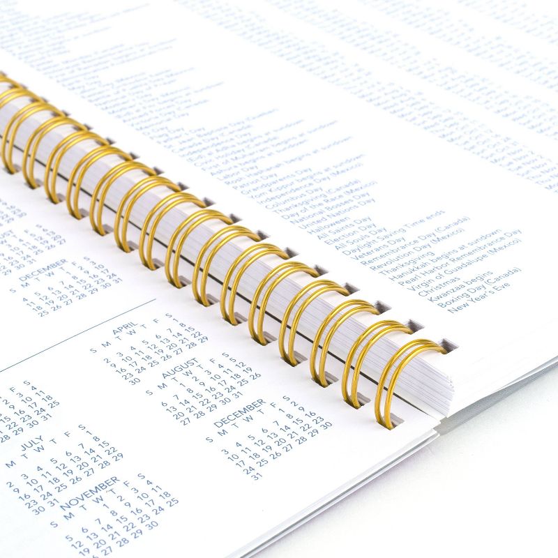 2021-22 Academic Planner 5.5" x 8.5" Plastic Weekly/Monthly Quarry Granite - Cambridge