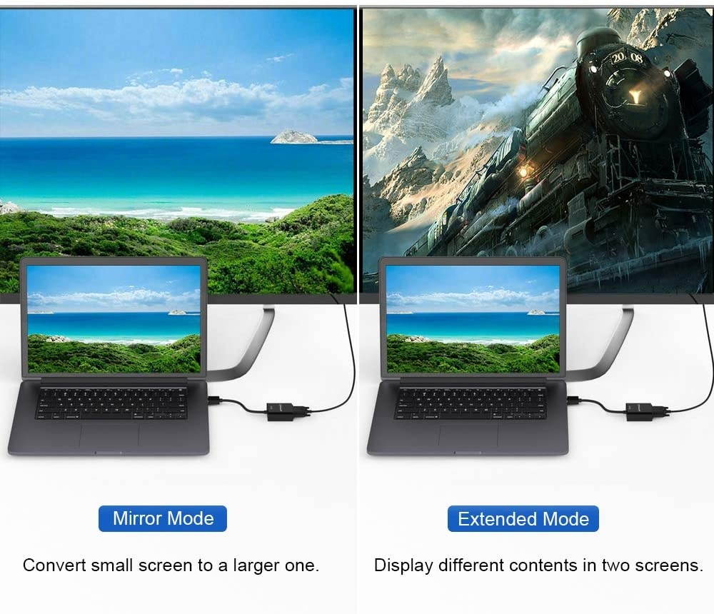 HDMI to VGA,QGeeM Gold-Plated HDMI to VGA Adapter (Male to Female) for Computer,Desktop,Laptop,PC,Monitor,Projector,HDTV, Chromebook,Raspberry Pi,Roku,Xbox and More(Black)