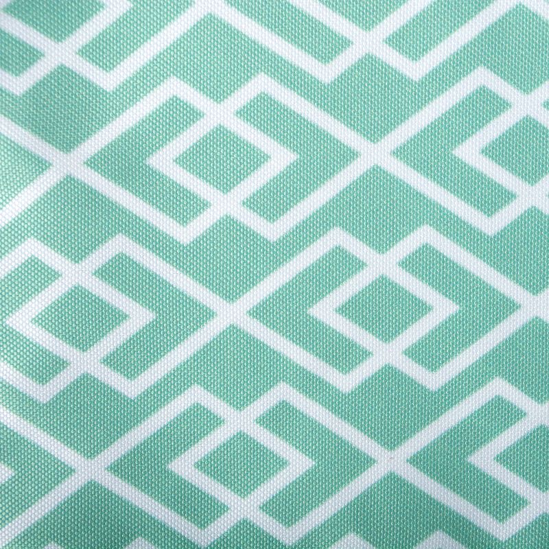 60"x84" Diamond Outdoor Tablecloth Aqua - Design Imports