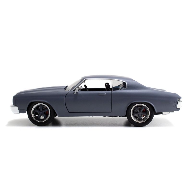 Jada Toys Fast & Furious 1970 Chevy Chevelle SS -  Die-Cast Vehicle - 1:24 Scale - Gray