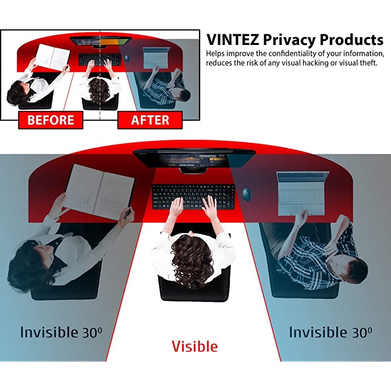 Inch Gold High Clarity Computer Privacy Screen Filter for Widescreen Computer Monitor AntiScratch Protector Film for Data confidentiality 169 Aspect Ratio